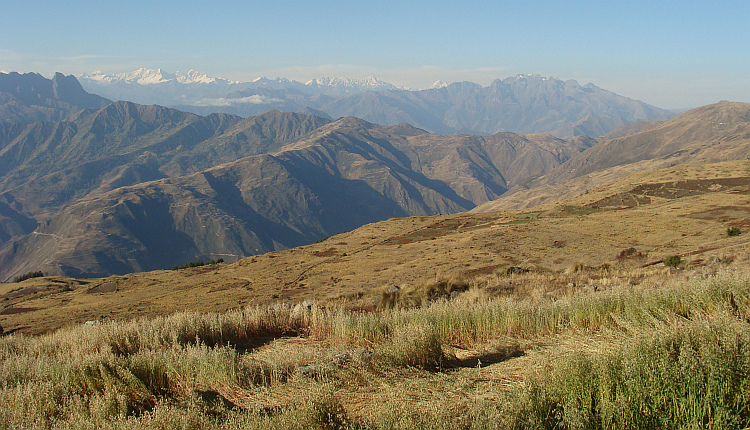 Berglandschap tussen Andahuaylas en Abancay