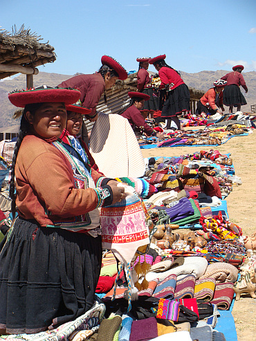 On the way from Cusco to the Valle Sagrado