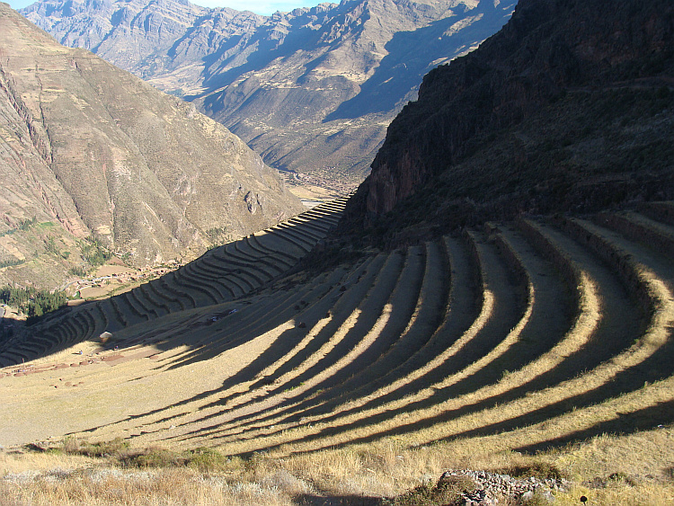 De Incaterrassen van Pisac