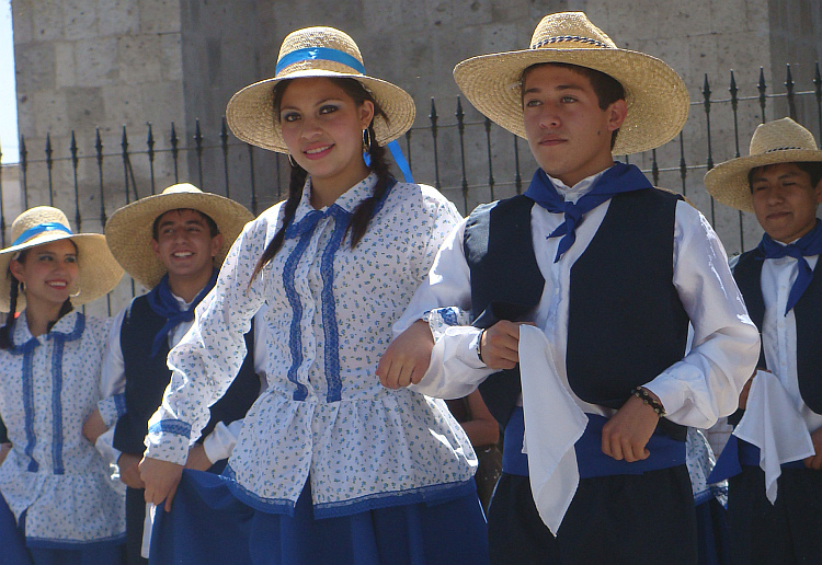 Volksdans in Arequipa