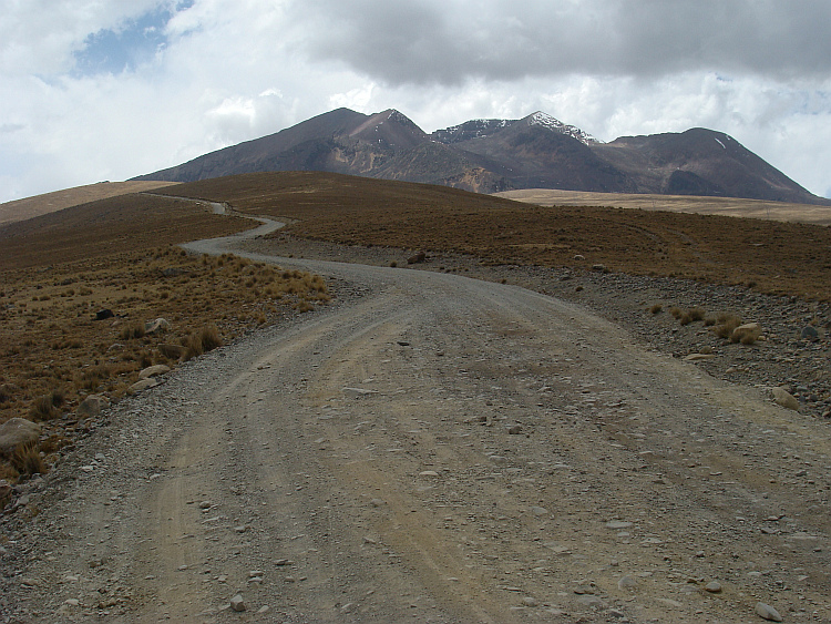 De weg naar de Chacaltaya