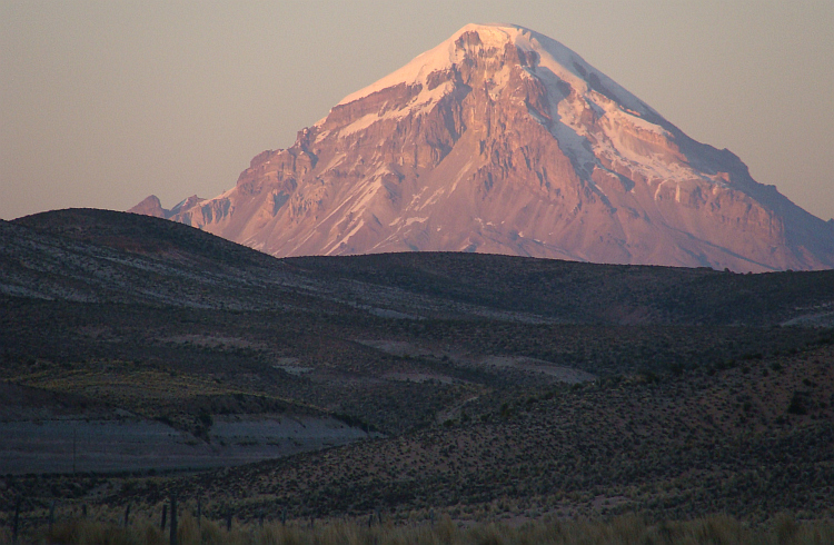 Kampplaats op de Altiplano