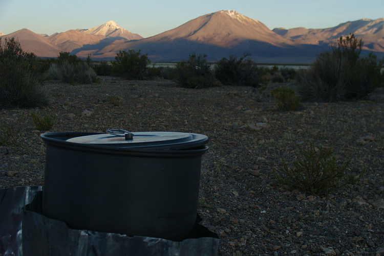 Campsite between Guallatire and Isluga