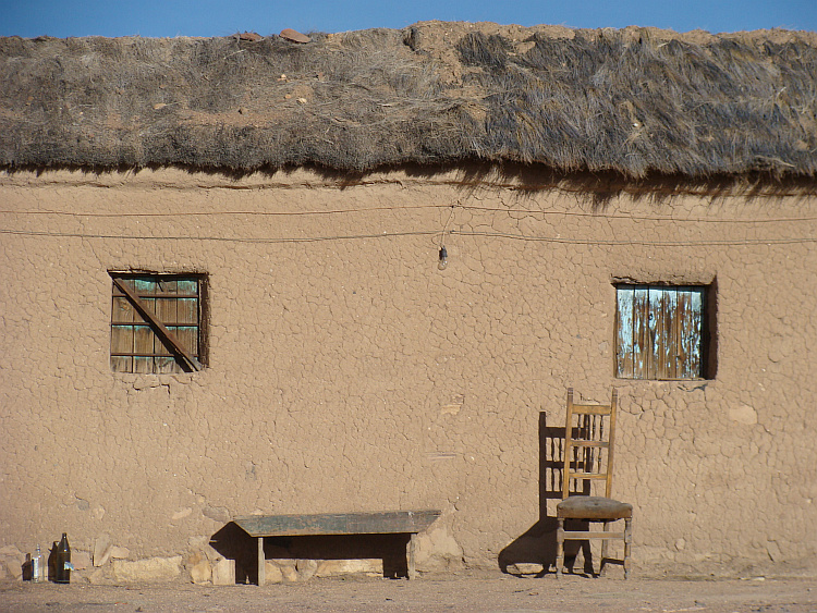 Ghost town between Guallatire and Isluga