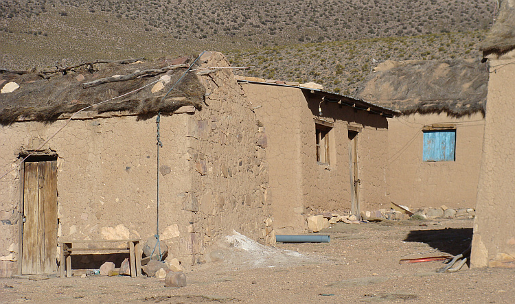 Ghost town between Guallatire and Isluga