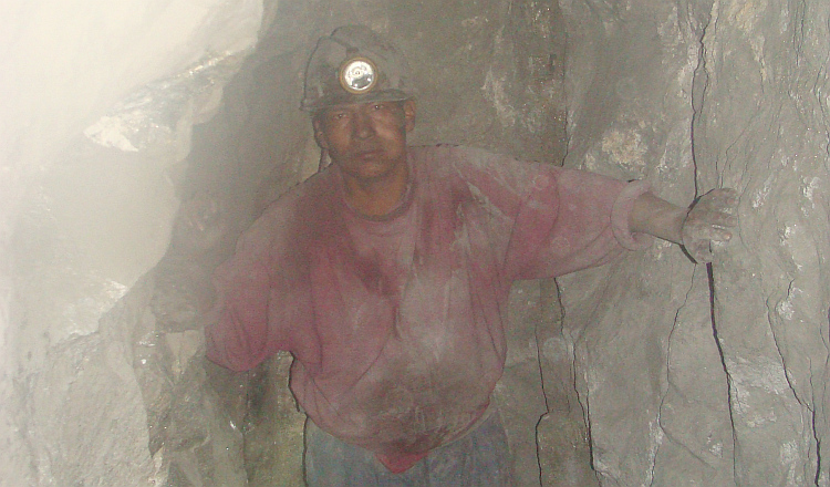 In the mines of Potosí