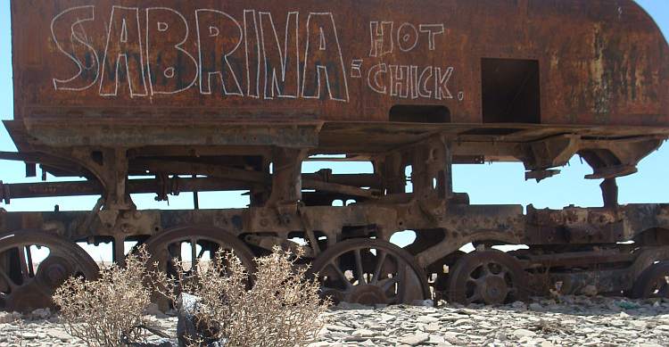 The train cemetery of Uyuni