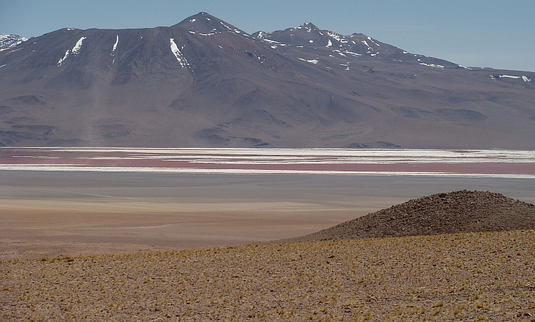 Terugblik naar Laguna Colorada