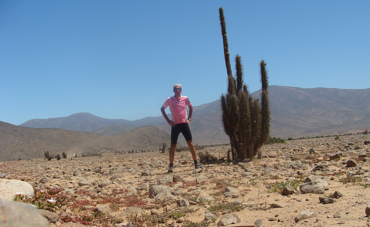 Landschap op de weg naar La Serena