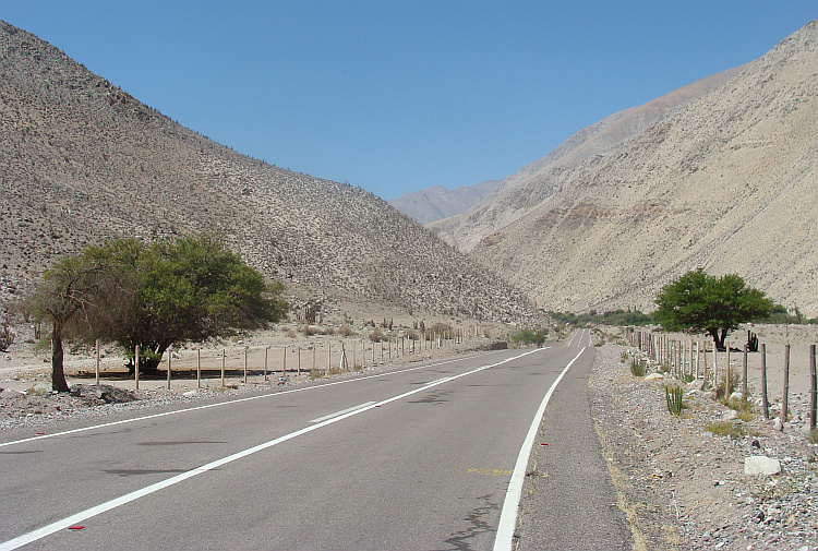 Op de klim van La Serena naar de Paso del Agua Negro