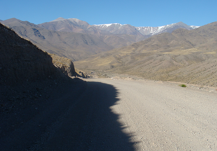 On the descent from the Paso del Agua Negro