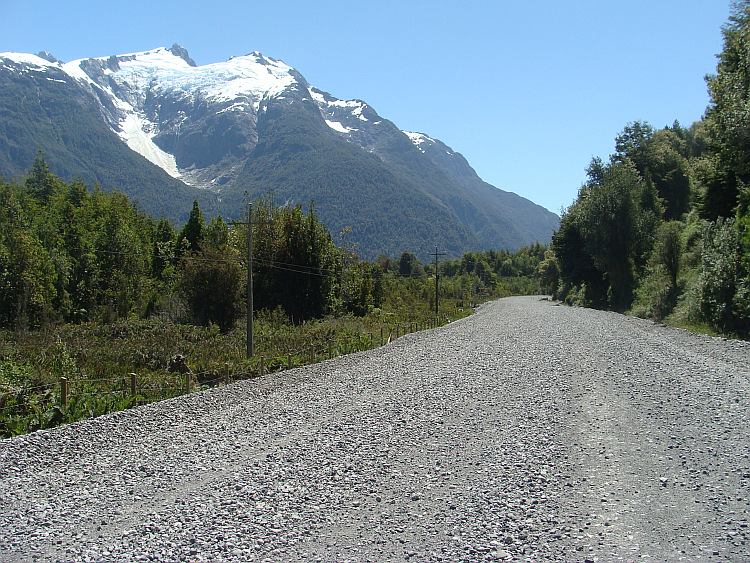 De Carretera Austral tussen Chaitén en Villa Santa Lucia