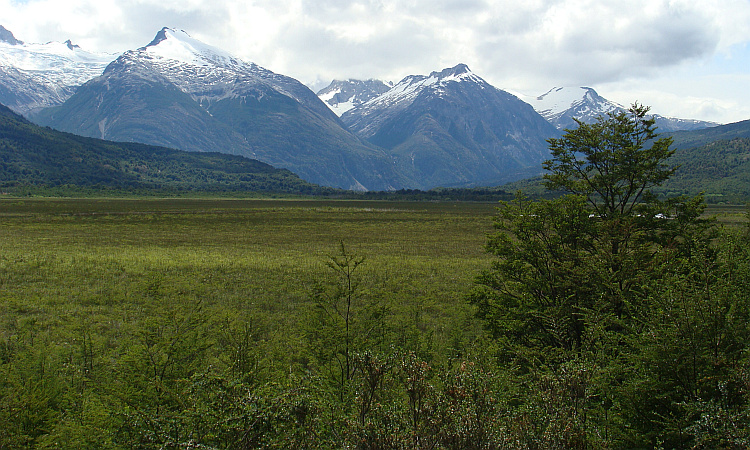 Landschap tussen Cochrane en Villa O'Higgins