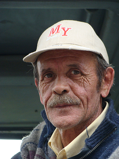 Truck driver on the Carretera Austral