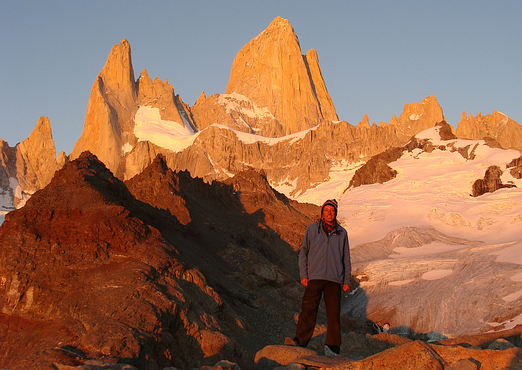 Sunrise over the Fitz Roy