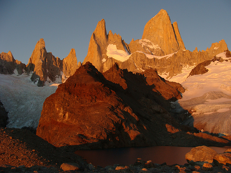 Sunrise over the Fitz Roy