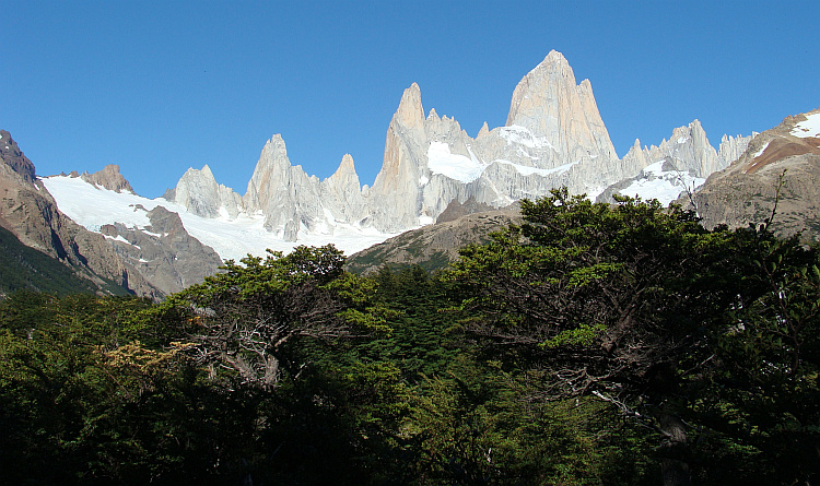 De granieten rotstorens van de Fitz Roy