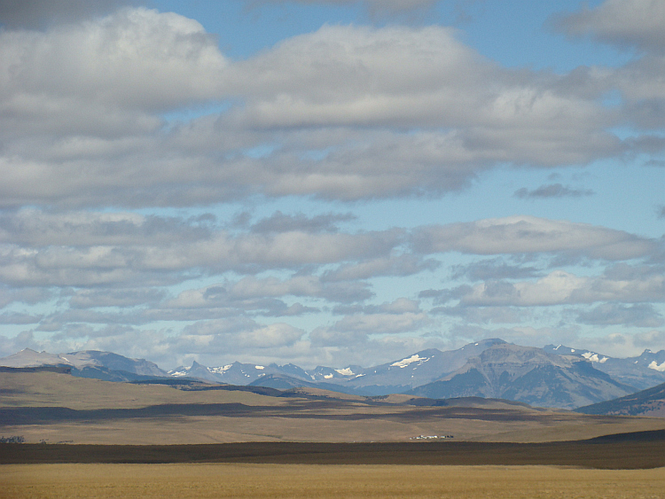 Landschap bij de Chileense grens