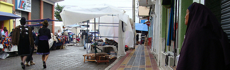 The market of Otavalo