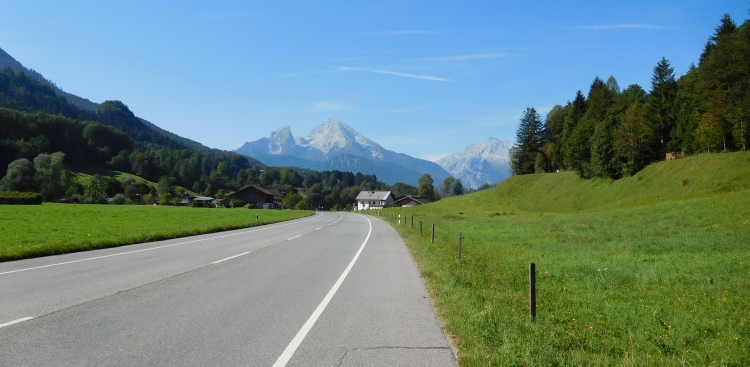 Berchtesgaden met de top van de Watzmann