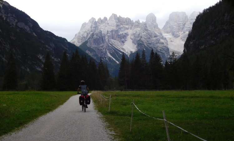 Margarita on the road to Misurina