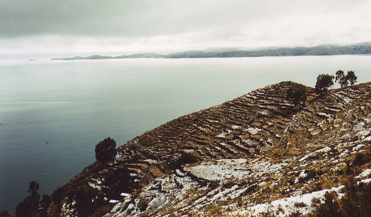 ... and today Lake Titicaca has a winter atmosphere