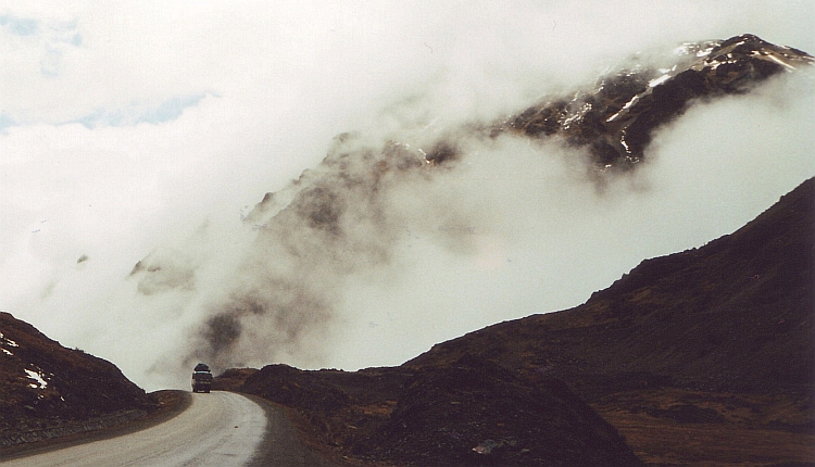 La Cumbre, 4.700 m, the begin of a long descent