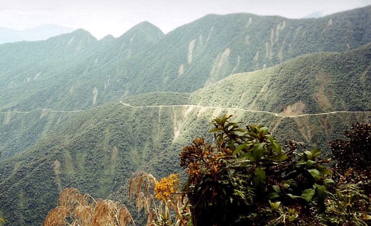 View over the Death Road