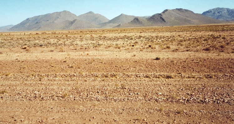 Heuvelrug op de Altiplano