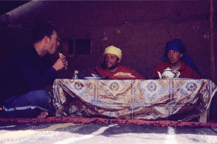 A tea ceremony in Morocco