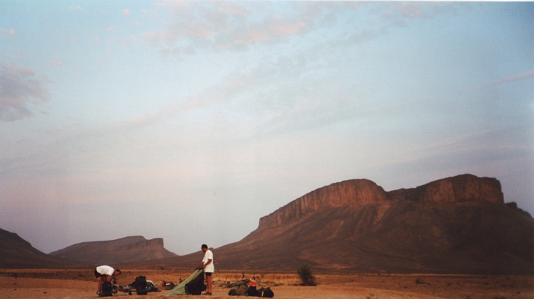 Campsite on the way to Tazzarine