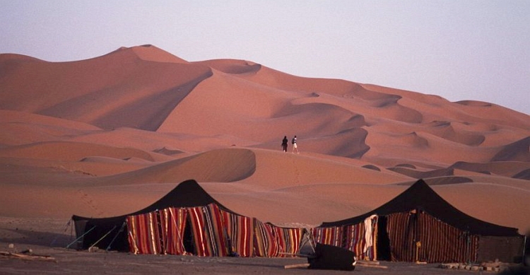 Our goal. The dunes of Merzouga. Picture by Marco Duiker