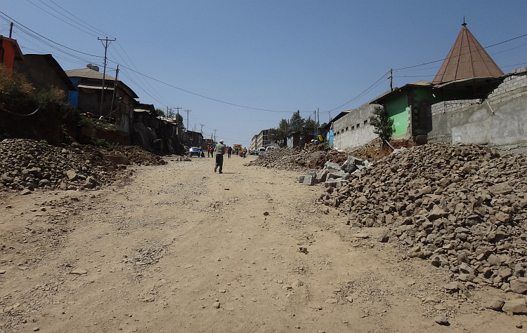 Street in Addis Abbeba