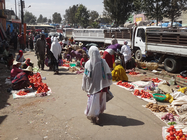 The Merkato in Addis Abbeba