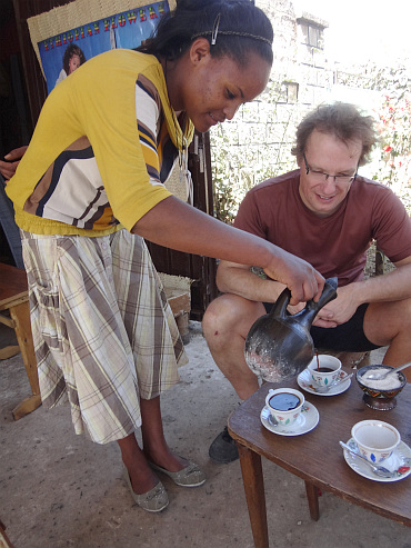 Our first coffee ceremony