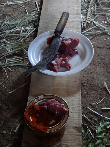 Fresh ox beef to celebrate the Ethiopian New Year