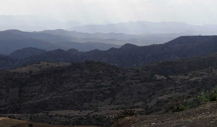 Vergezicht bij Lalibela