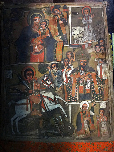 Fresco in Lalibela