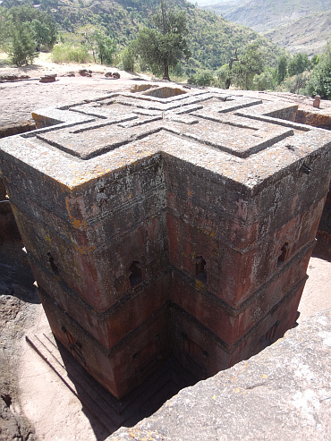 Inside a Church in Lalibela