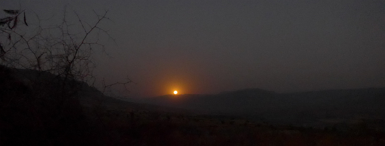 Zonsondergang in de eerste kloof