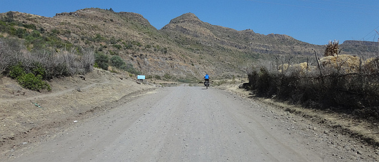 Marc in de Ethiopische hooglanden