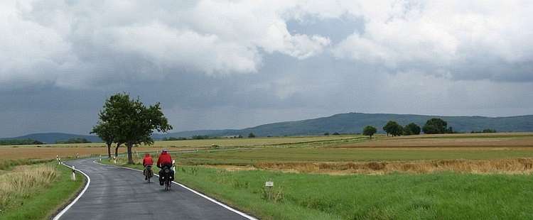 Marco Duiker and I in action in the Eifel