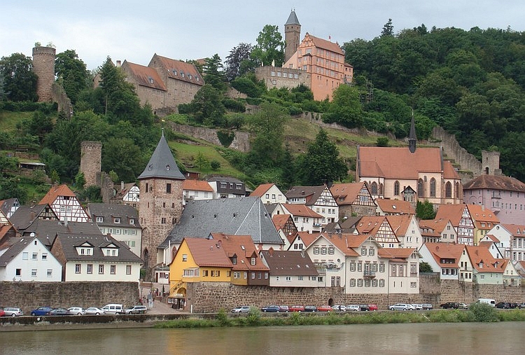 Hirschhorn aan de Neckar, Duitsland