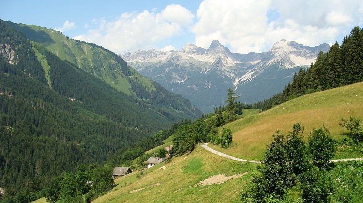 On the ascent to the Hahntenjoch (1.893 m), Austria