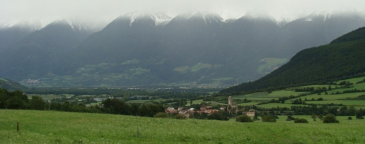 De vallei van de Adige