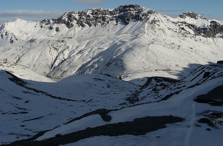 At the descent from the Stelvio to Bormio