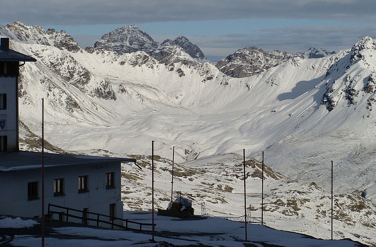 At the descent from the Stelvio to Bormio