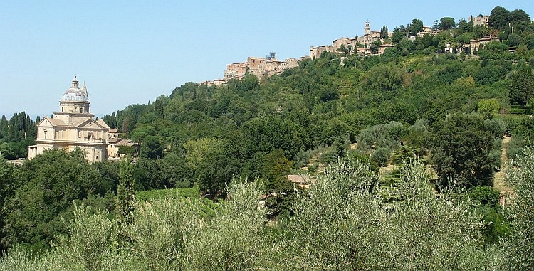 Montepulciano, Toscane