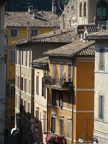 Houses in Spoleto, Umbria