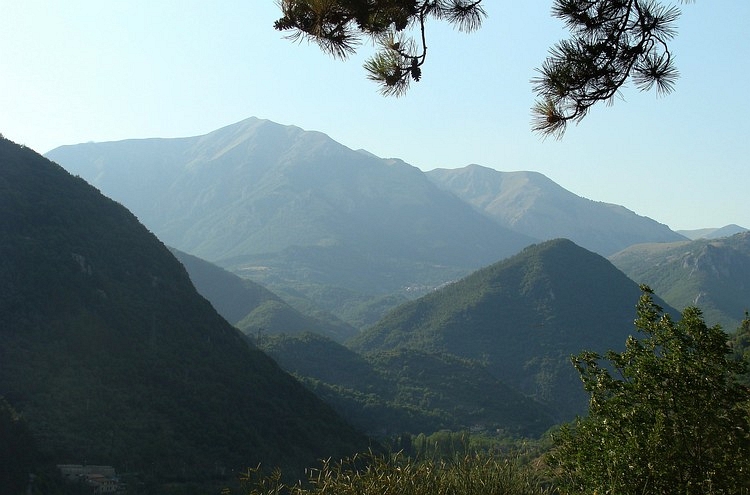 De Apennijnen bij Rieti, Lazio